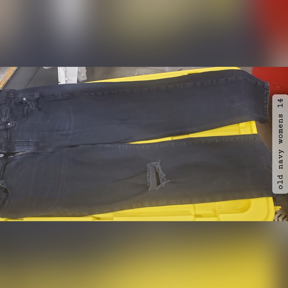 Womens 14 high-waisted jeans - Picture 1 of 1